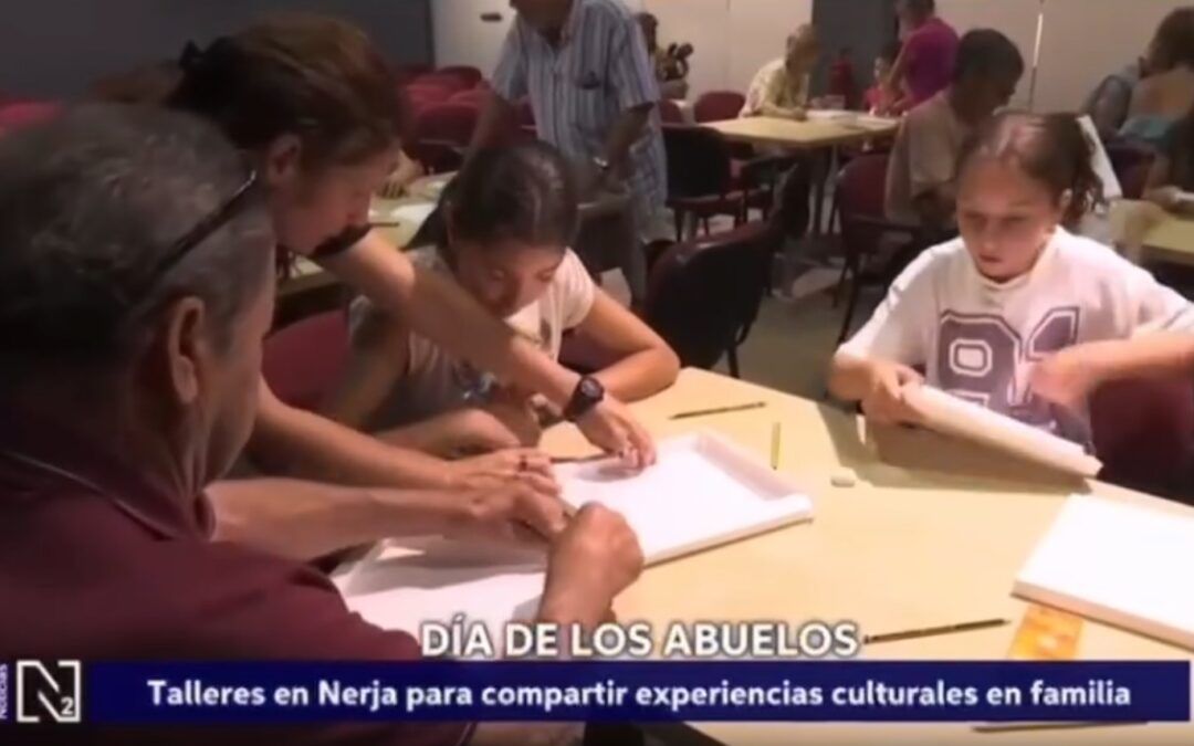 Canal Sur se hace eco del Día de los Abuelos en el Museo de Nerja