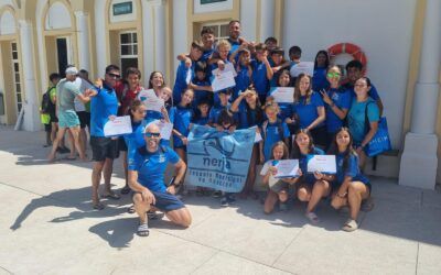Once podios para la Escuela de Natación de Nerja en Benalmádena