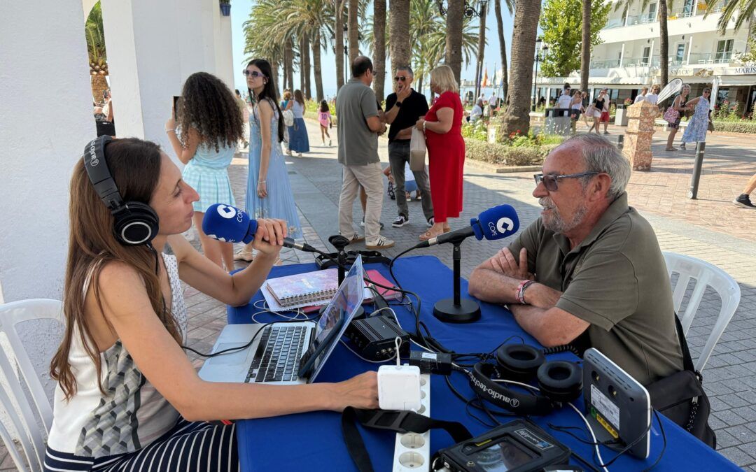 “Andalucía en tu Sombrilla” emite desde Nerja y realza los tesoros de nuestro destino