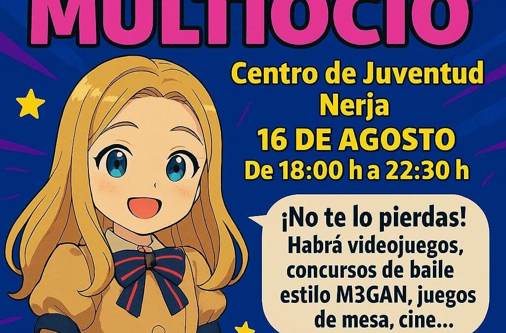 El Centro de Juventud de Nerja acoge este viernes el evento “Multiocio”