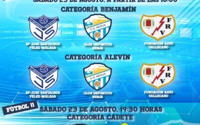 Jornada de fútbol base en el Pepe Luis Bobadilla con amistosos del CD Nerja