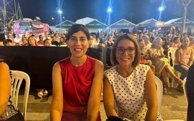 La concejala Elena Gálvez, jurado en la elección de la Reina y el Caballero de la Feria de Málaga