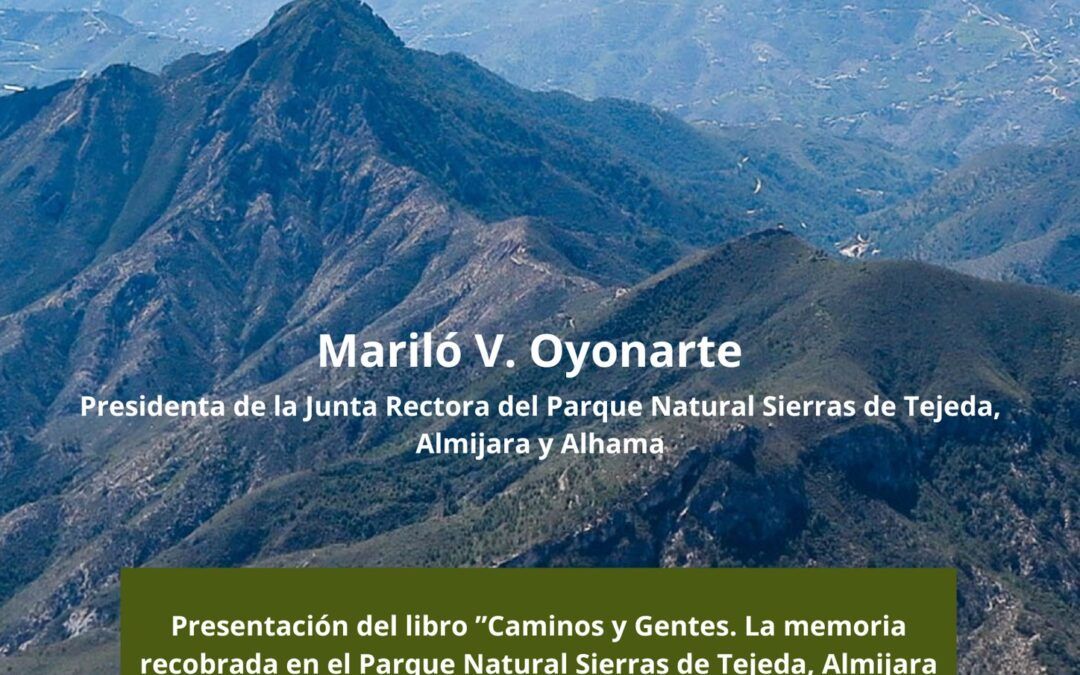 Mariló Oyonarte presenta en Nerja su libro sobre la memoria de la sierra