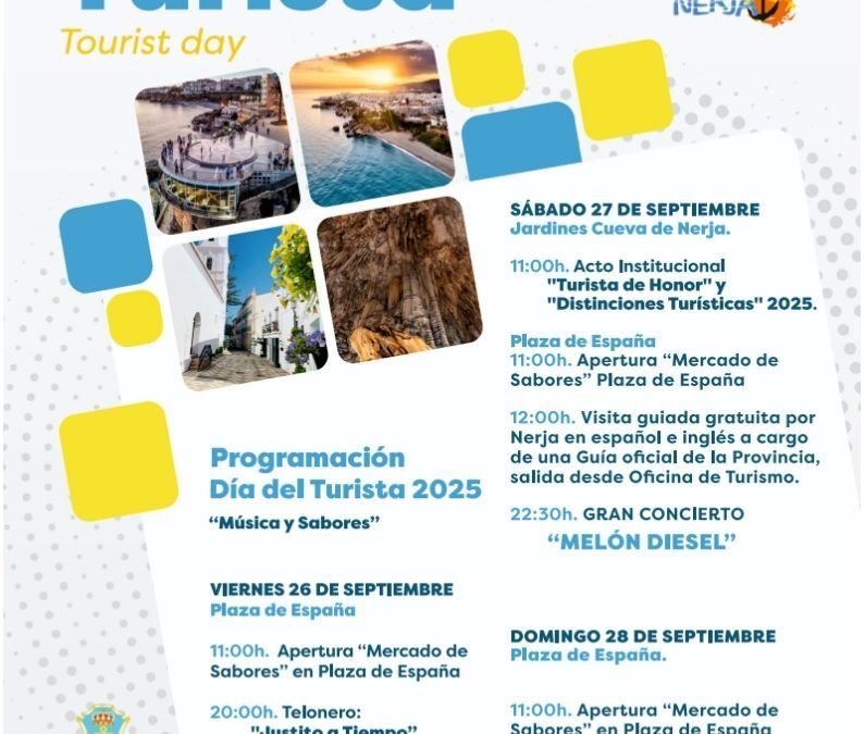 Nerja celebra el Día del Turista 2025 con música, sabores y distinciones