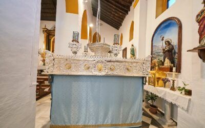 Restaurado el trono de la Virgen de las Maravillas en su 35 aniversario