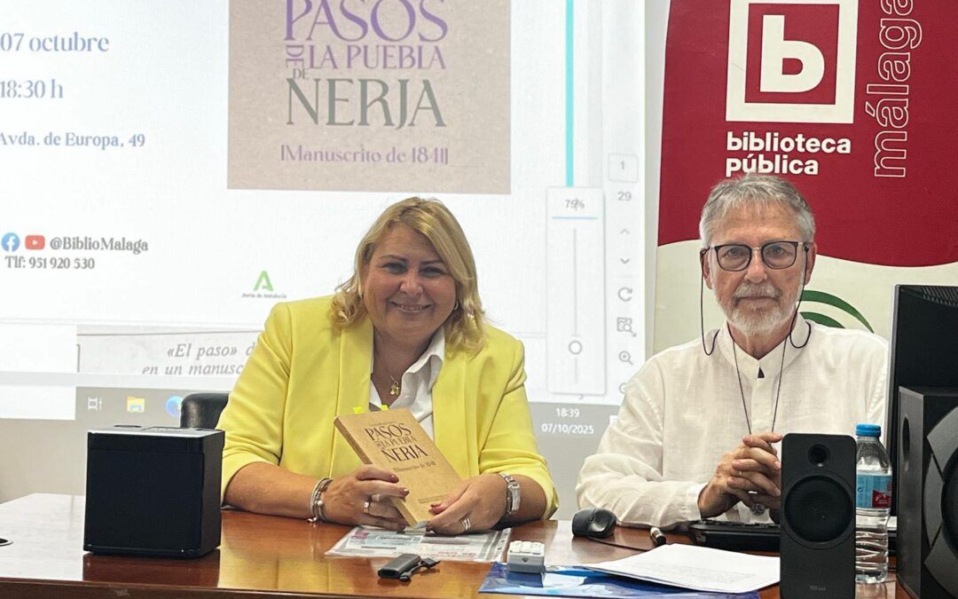 Francisco Capilla presenta en Málaga su estudio sobre los pasos de Semana Santa de Nerja