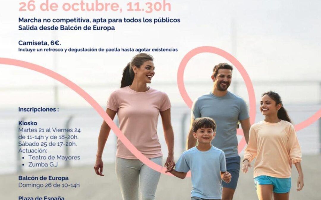 Nerja celebra este domingo su Marcha contra el Cáncer de Mama