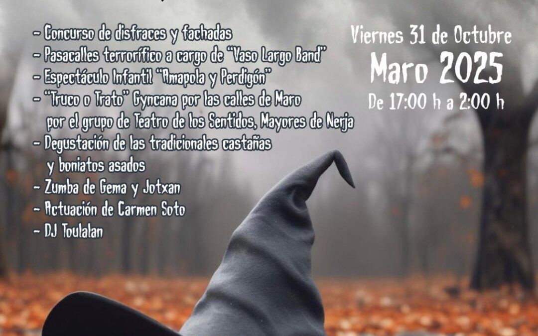 Maro se prepara para vivir una nueva noche de terror con Maroween 2025