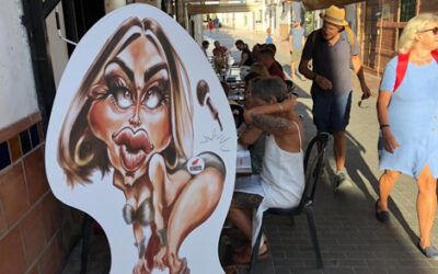 Ana Mena se suma a las “Caricaturas Gigantes en Nerja”
