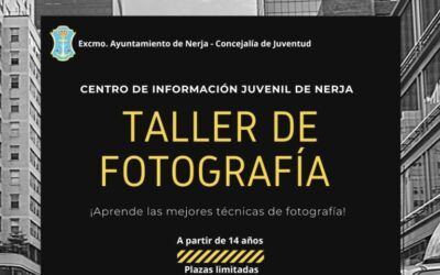 Juventud organiza un Taller de Fotografía gratuito para jóvenes a partir de 14 años