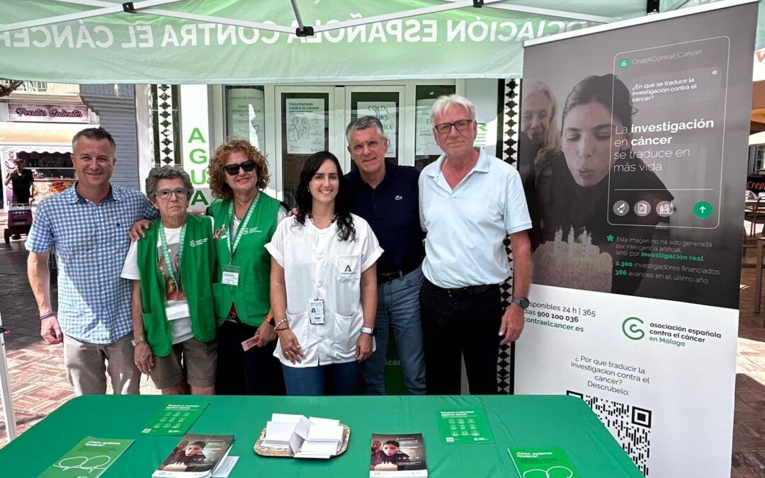 Nerja se une a la concienciación sobre la investigación contra el cáncer