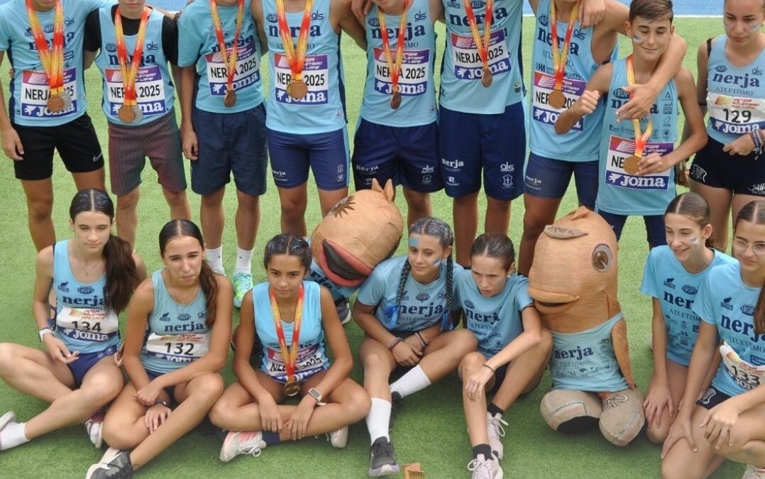 El Club Nerja de Atletismo logra el subcampeonato de España Sub14 por equipos