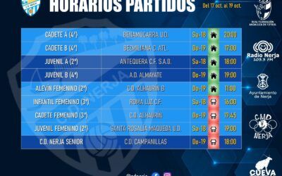 El C.D. Nerja afronta un intenso fin de semana con todos sus equipos en juego
