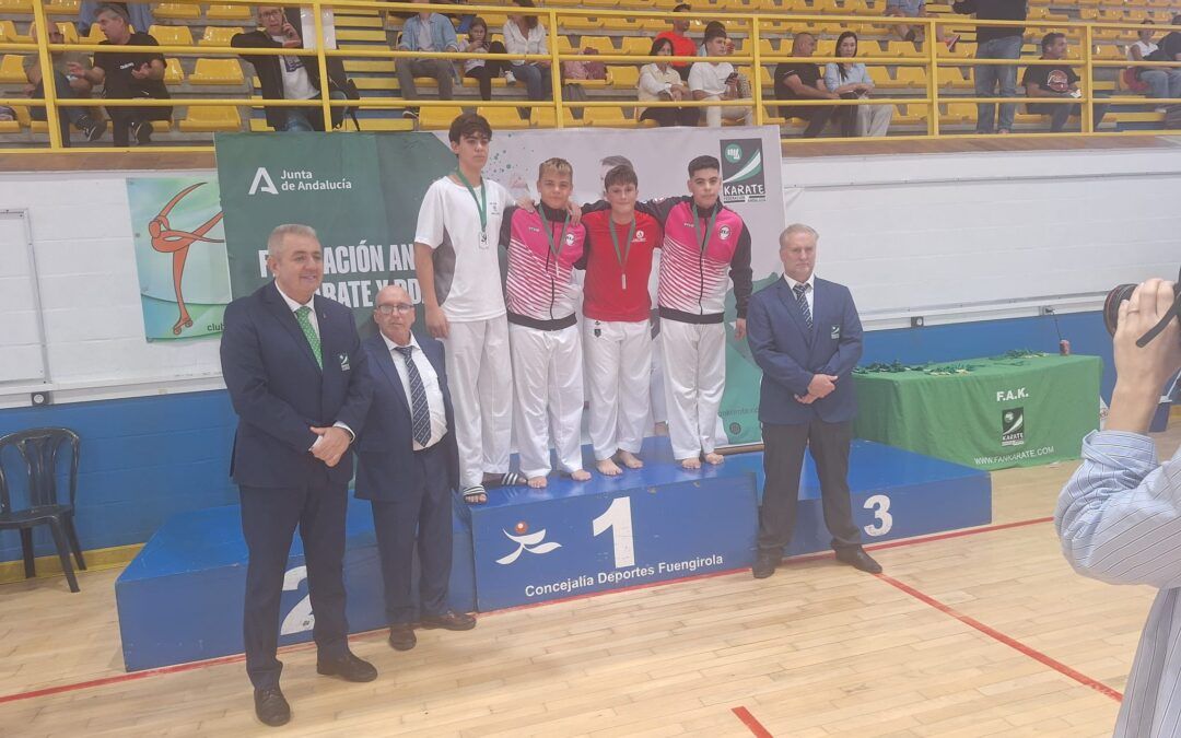 Grandes resultados del Club Karate Axarquía en el Campeonato de Andalucía Promesas