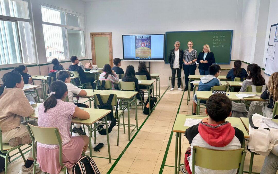 Comienzan los talleres “STOP & CHANGE” contra el acoso escolar en el IES Sierra Almijara