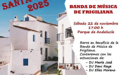 La Banda de Música de Nerja Confirma su Asistencia al Certamen de Santa Cecilia en el Parque de Andalucía de Frigiliana
