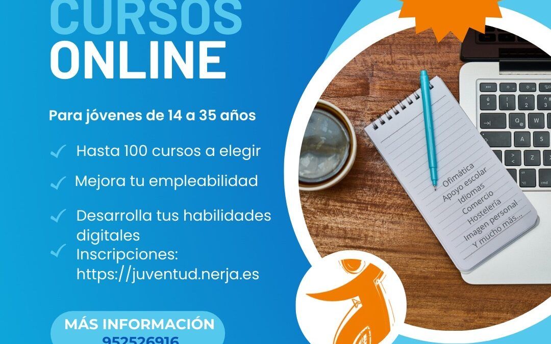 Nerja lanza una plataforma gratuita de cursos online para jóvenes