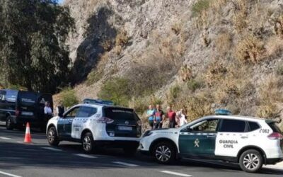 Fallece un ciclista británico hospedado en Nerja tras desvanecerse en la N-340