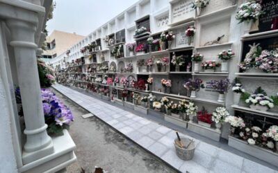 Iniciadas las obras para mejorar el pavimento del pasillo suroeste del Cementerio Municipal