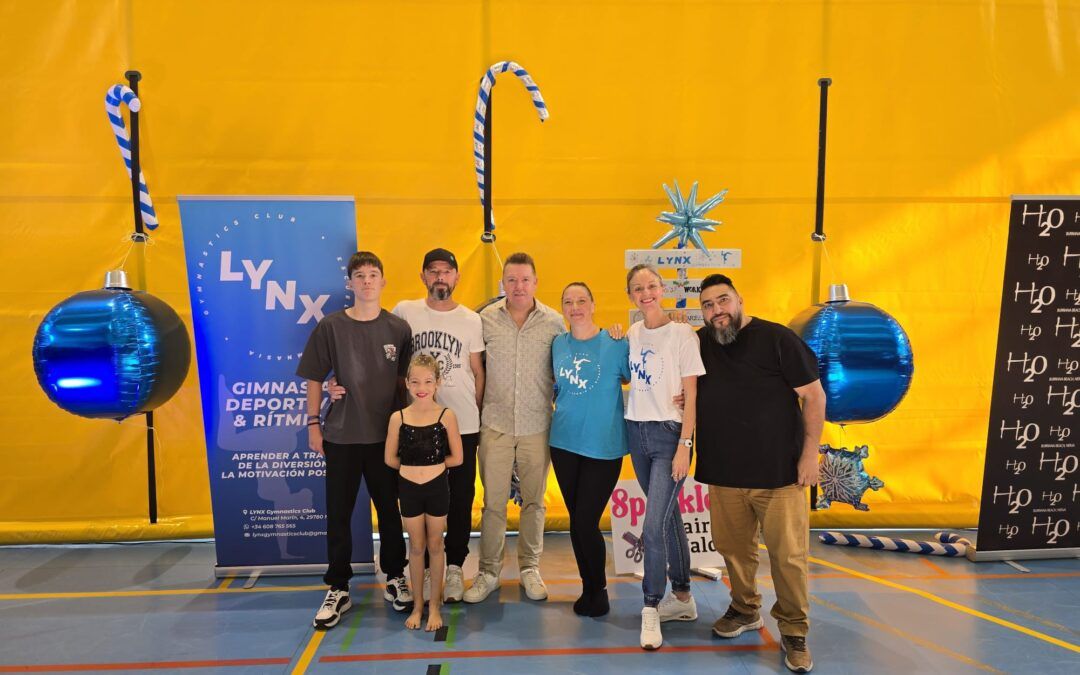 Gran participación en la exhibición de gimnasia rítmica y artística de la Escuela Lynx
