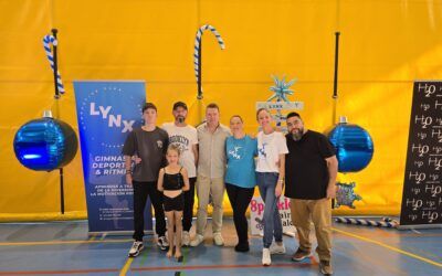 Gran participación en la exhibición de gimnasia rítmica y artística de la Escuela Lynx