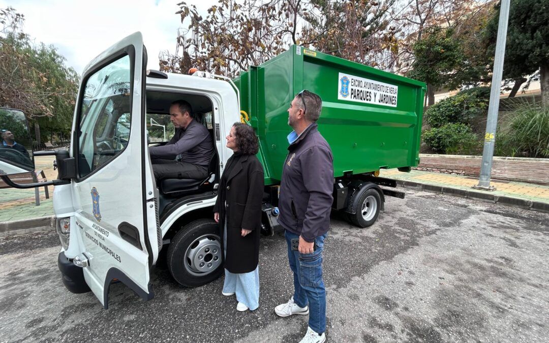 El Ayuntamiento refuerza Parques y Jardines con un nuevo vehículo municipal