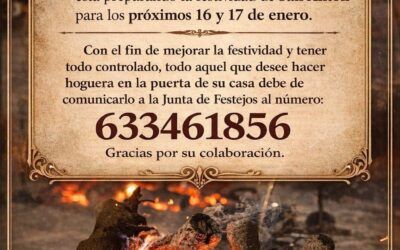 Maro organiza las lumbres de San Antón mediante registro previo por WhatsApp