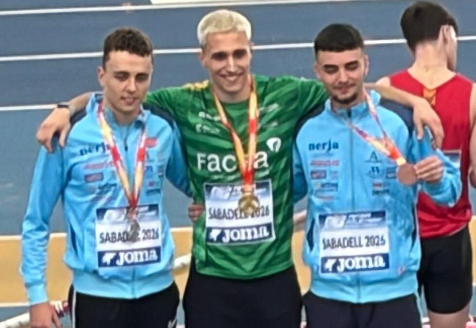 Tres medallas para el Trops-Cueva de Nerja en el Campeonato de España Sub 23