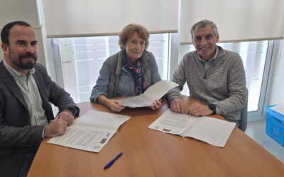 AEN y Nerja Centro formalizan su convenio solidario con Taller de la Amistad