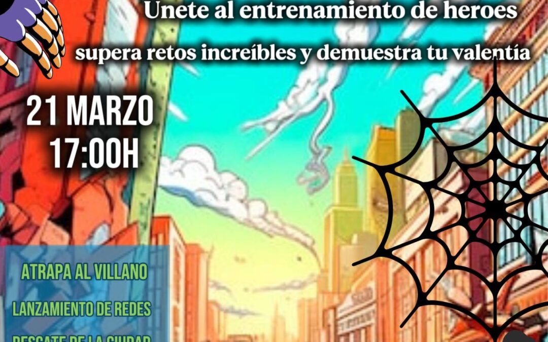 La Asociación Juvenil de Nerja organiza la actividad “Misión Spider-Hero” en el Centro de Juventud