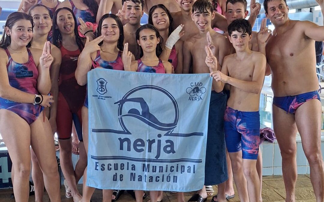 La Escuela de Natación Nerja suma podios y buenas sensaciones en el Circuito Provincial