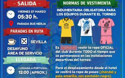 El CD Nerja prepara su mayor desplazamiento histórico rumbo a Portugal