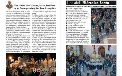 Nerja celebra el Miércoles Santo con la procesión del Cautivo y los Desamparados