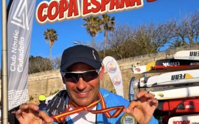 José Cánovas, doble campeón de España de kayak de mar y orgullo de Nerja