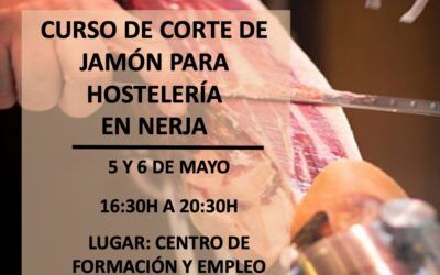 Curso de corte de jamón en Nerja para profesionales de la hostelería