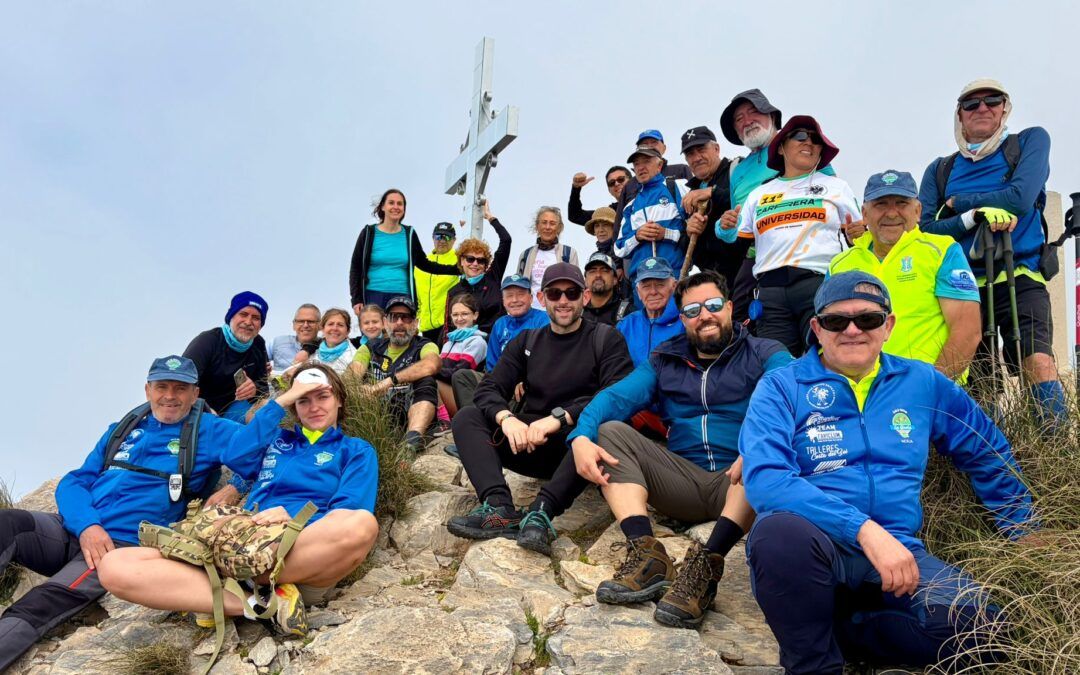 Éxito de participación en la primera Ruta Sendero Azul al Pico del Cielo