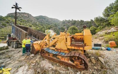 Arranca la retirada de maquinaria en la cantera Orlando para avanzar en su recuperación ambiental