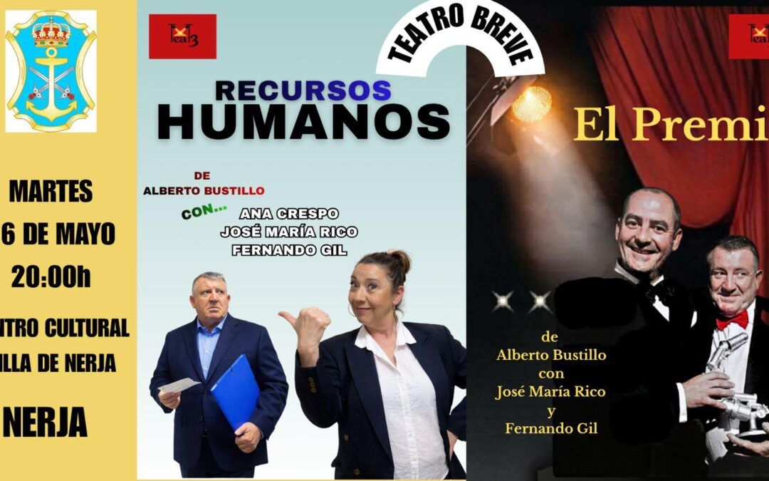 La X Muestra de Teatro de Nerja sube hoy el telón al talento con dos comedias breves