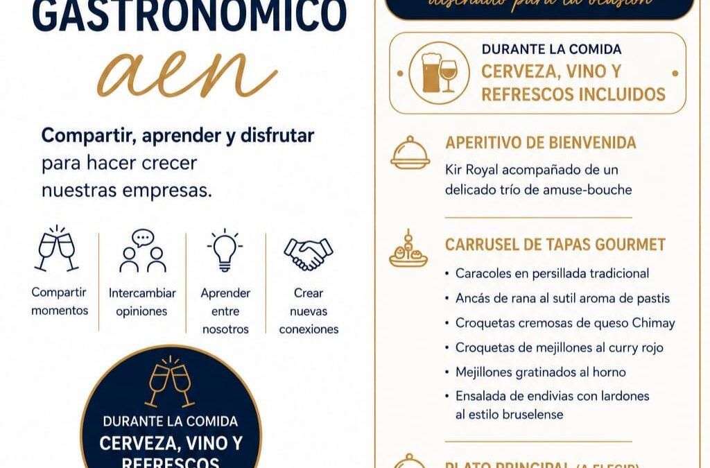 Gastronomía y networking se unen en el primer Encuentro Gastronómico AEN
