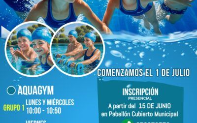 Vuelven las actividades acuáticas de verano a la piscina municipal de Nerja