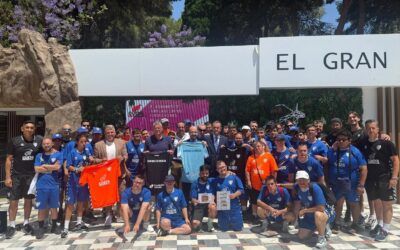 La Fundación Cueva de Nerja reconoce la trayectoria y los valores del equipo Genuine del Málaga CF