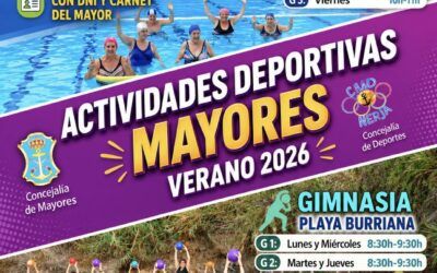 Abierto el plazo para participar en las actividades deportivas de verano para mayores