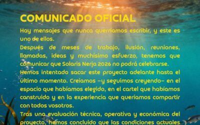 Solaris Nerja 2026 cancela su celebración y anuncia la devolución íntegra de las entradas