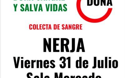 Nerja acogerá una nueva jornada de donación de sangre el 31 de julio