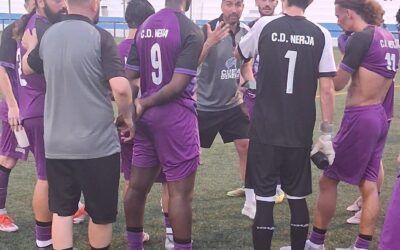 El CD Nerja y el Málaga CF C brindan una gran jornada con David Figueroa como protagonista