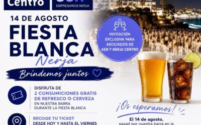 Nerja Centro gestionará una de las barras de la Fiesta Blanca de Nerja
