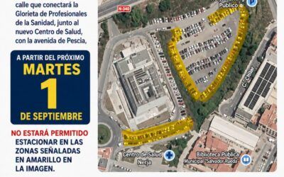 Nerja restringirá el estacionamiento desde el martes por las obras de la nueva calle de la avenida de Pescia