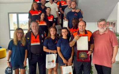 Nerja clausura la formación de salvamento acuático de Protección Civil