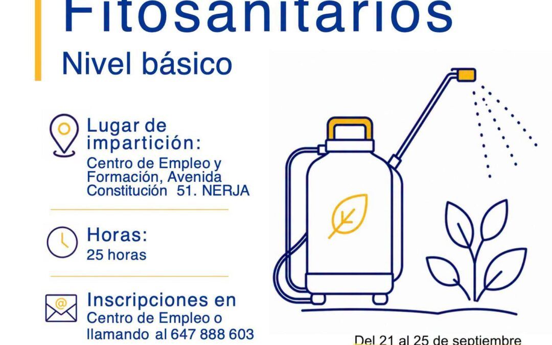 Nueva formación de aplicador de productos fitosanitarios