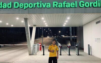 Alejandro Prados, del CD Nerja al entrenamiento con el Real Betis